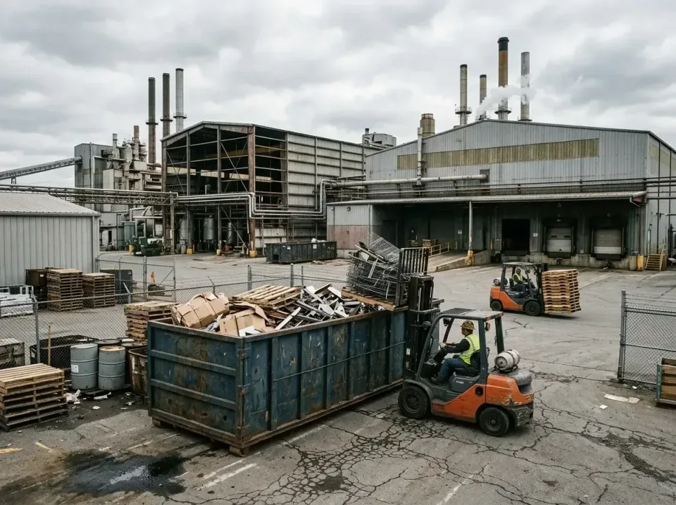 industrial-factory-scrap-conta-003 — frequently asked questions, Cheap Roll-off Dumpster Rentals in Raytown, MO